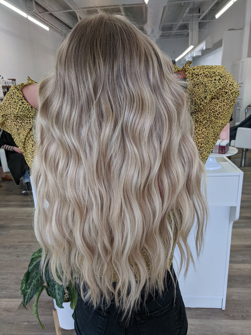 Combination of Santorini and Whitehaven Beach