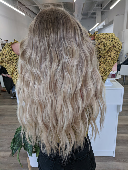 Combination of Santorini and Whitehaven Beach