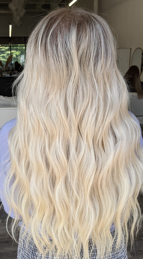 Rooted Champagne Beach Hand-Tied Extensions